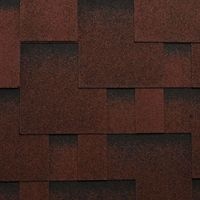 Гибкая битумная черепица Katepal Rocky (Роки), красный (гранит)