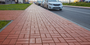 Клинкер тротуарный ЛСР "Лондон", красный