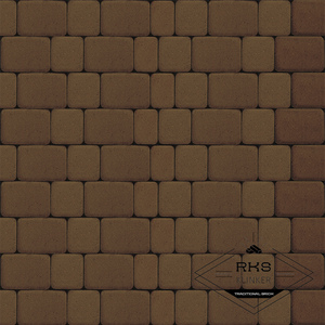 Плитка тротуарная SteinRus, Инсбрук Альт, Коричневый, 60 мм