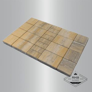 Тротуарная плитка BRAER, Мозаика, Color Mix Песчаник