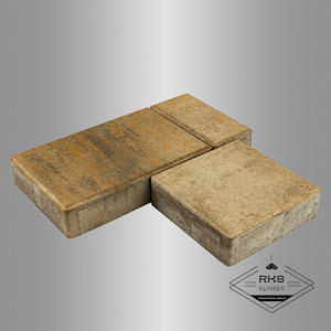 Тротуарная плитка BRAER, Старый город, Ландхаус, Color Mix Песчаник