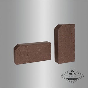 Клинкерная брусчатка ЛСР бордюр коричневый Мюнхен