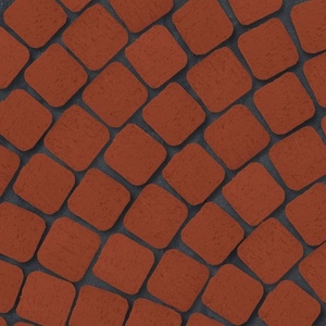 Клинкер тротуарный ЛСР "Лондон" красный Квадро R