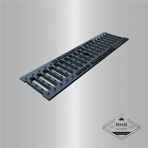 Решетка водоприемная Basic DN100 чугунная (щелевая)