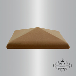 Клинкерный колпак на столб ZG Clinker, С42 425х425 мм, коричневый