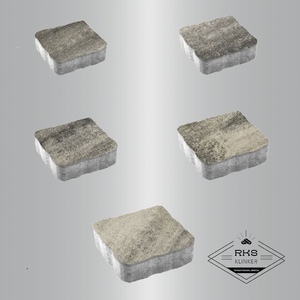 Тротуарная плитка АНТИК - Б.3.А.6, Листопад гладкий, Антрацит