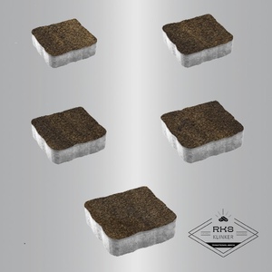 Тротуарная плитка АНТИК - Б.3.А.6, Листопад гранит, Мокко