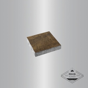 Тротуарная плитка КВАДРАТ - Б.6.К.8, Листопад гладкий, Мокко