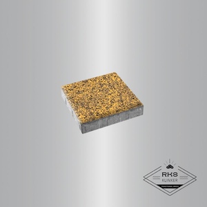 Тротуарная плитка КВАДРАТ - Б.6.К.8, Листопад гранит, Янтарь