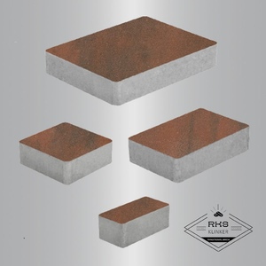 Тротуарная плитка ВЫБОР, МЮНХЕН - Б.2.ФСМ.6, Листопад гладкий, Клинкер