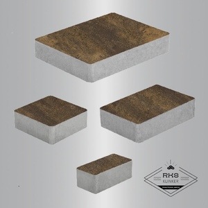 Тротуарная плитка ВЫБОР, МЮНХЕН - Б.2.ФСМ.6, Листопад гладкий, Мокко