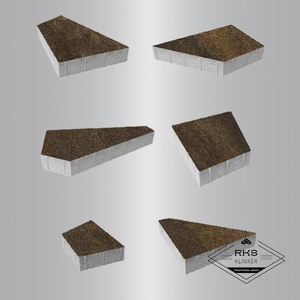 Тротуарная плитка ОРИГАМИ - Б.4.Фсм.8, Листопад гранит, Мокко