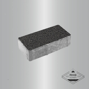 Тротуарная плитка ПРЯМОУГОЛЬНИК (Ла-Линия) - А.2.П.4 Гранит Чёрный