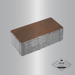 Тротуарная плитка ПРЯМОУГОЛЬНИК - Б.5.П.8, Листопад гладкий, Клинкер