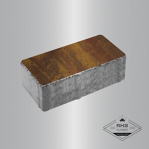 Тротуарная плитка ПРЯМОУГОЛЬНИК - Б.5.П.8, Листопад гладкий, Осень