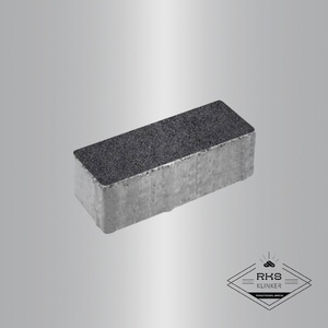 Тротуарная плитка ПРЯМОУГОЛЬНИК - Б.6.П.8, Стоунмикс, Чёрный