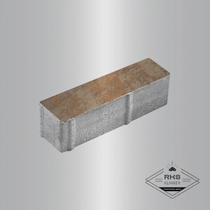 Тротуарная плитка ПРЯМОУГОЛЬНИК - Б.8.П.8, Листопад гладкий, Клён