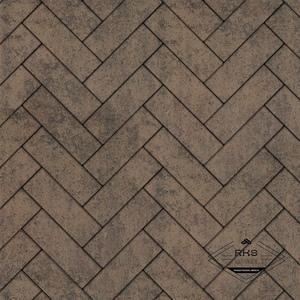 Тротуарная плитка ПРЯМОУГОЛЬНИК - Б.8.П.8, Листопад гладкий, Шелковица