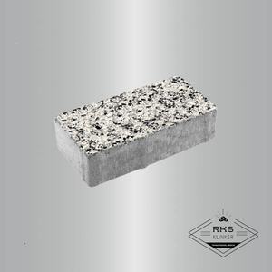 Тротуарная плитка ПРЯМОУГОЛЬНИК - А.2.П.4 Стоунмикс Бело-чёрный