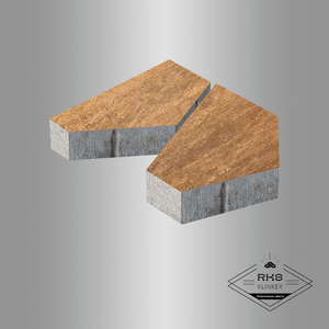 Плитка тротуарная БелАрБет, Полигональ, Янтарь