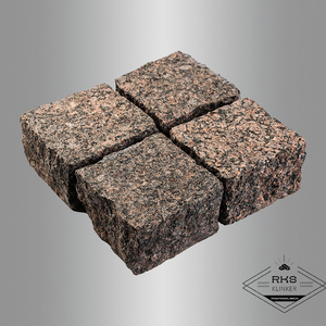 Гранитная брусчатка Дымовская, Француженка, 100x100x50 мм