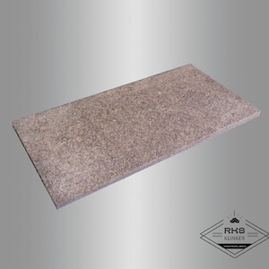 Гранитная плитка Africa Brown, Thermo/Polished