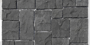 Плитка из базальта (Габбро) Black Basalt Rock 3
