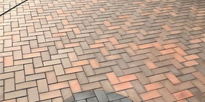 Клинкер тротуарный ЛСР Глазго, темно-красный флэш 22