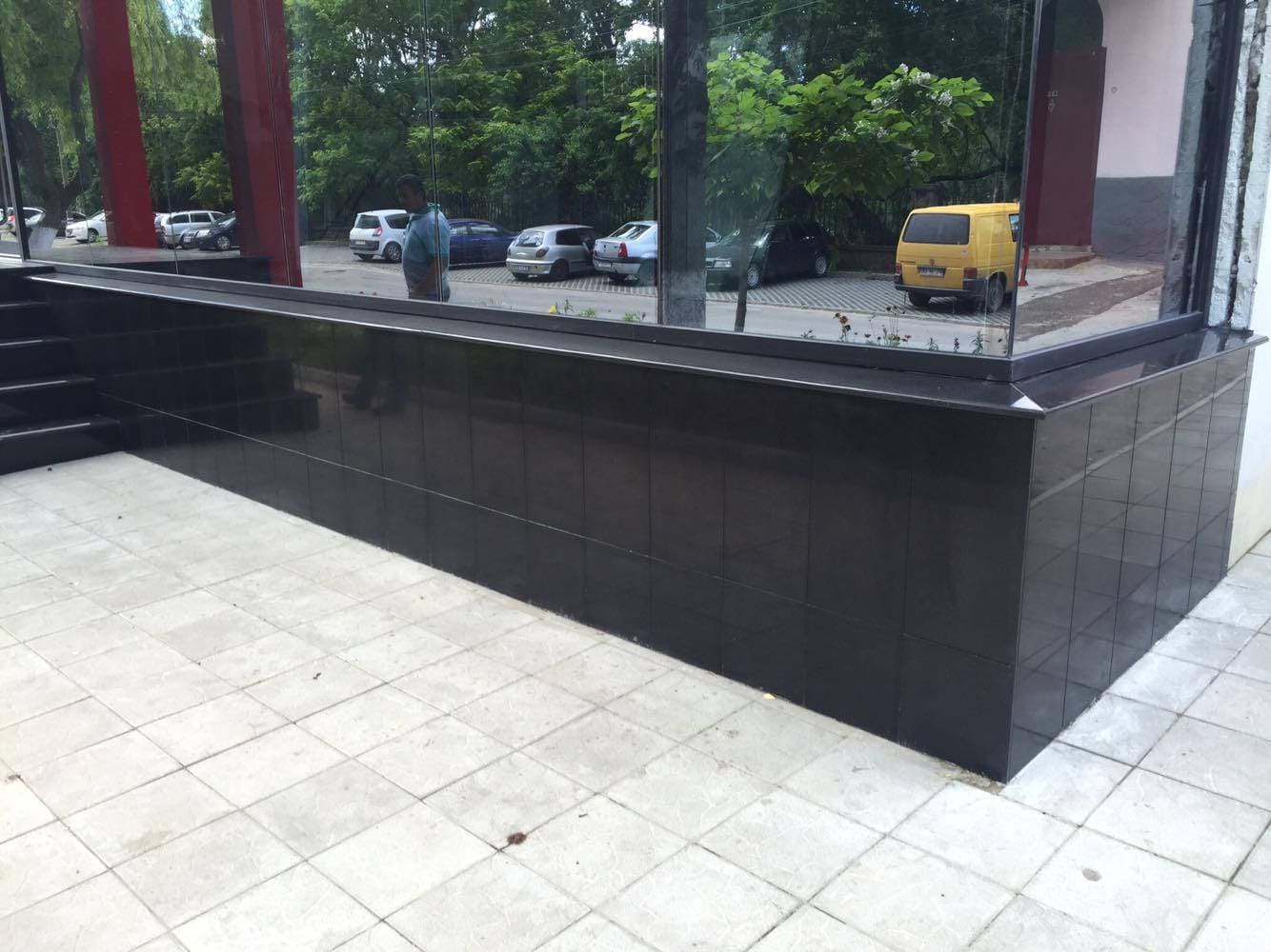 Гранитная плитка Absolute Black, Thermo/Polished 8