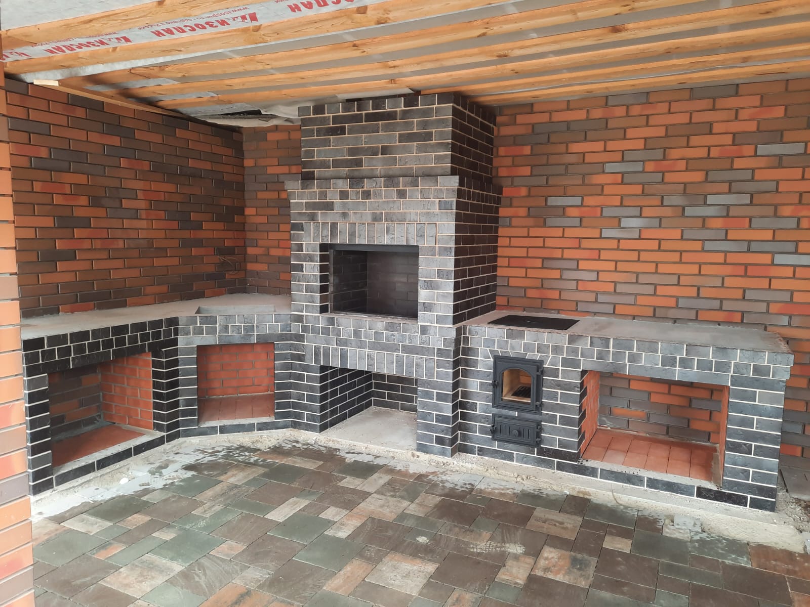 Кирпич огнеупорный Montenegro SHA 8 Black Argentum 250x124x65 мм 9