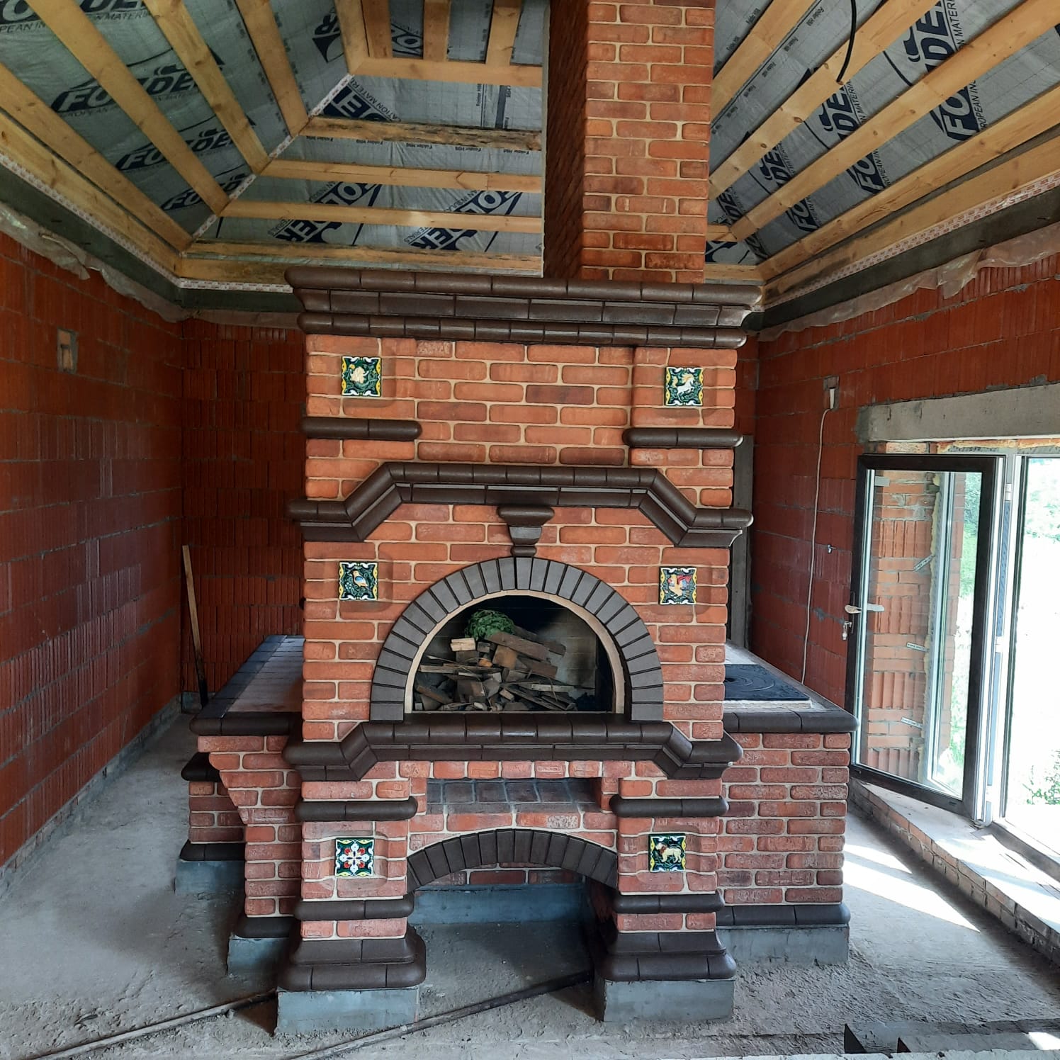 Облицовочный керамический кирпич 0,5 NF "Temple Brick" Маркс 36