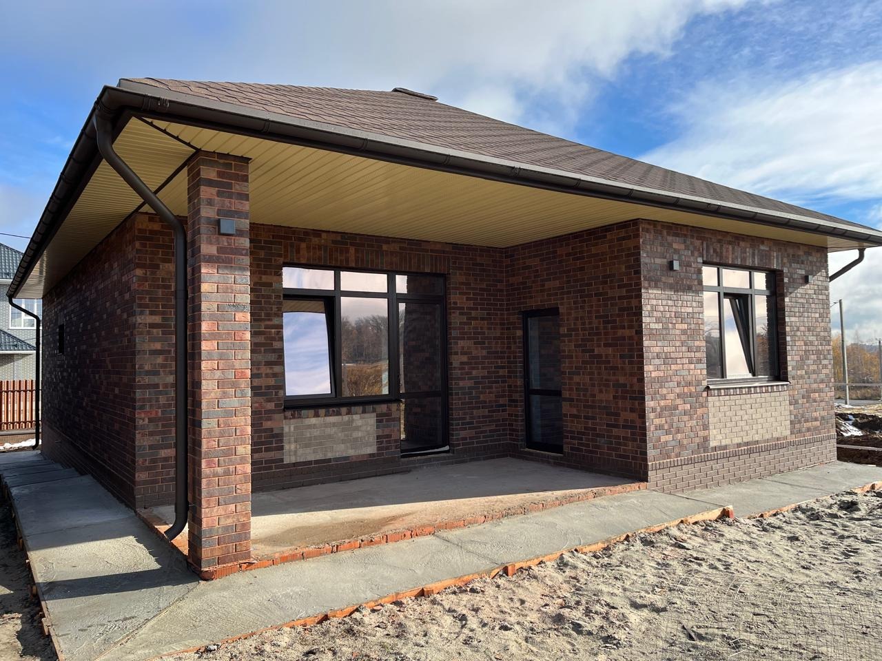 Кирпич клинкерный "Мюнхен" коричневый, береста 0.7НФ 4