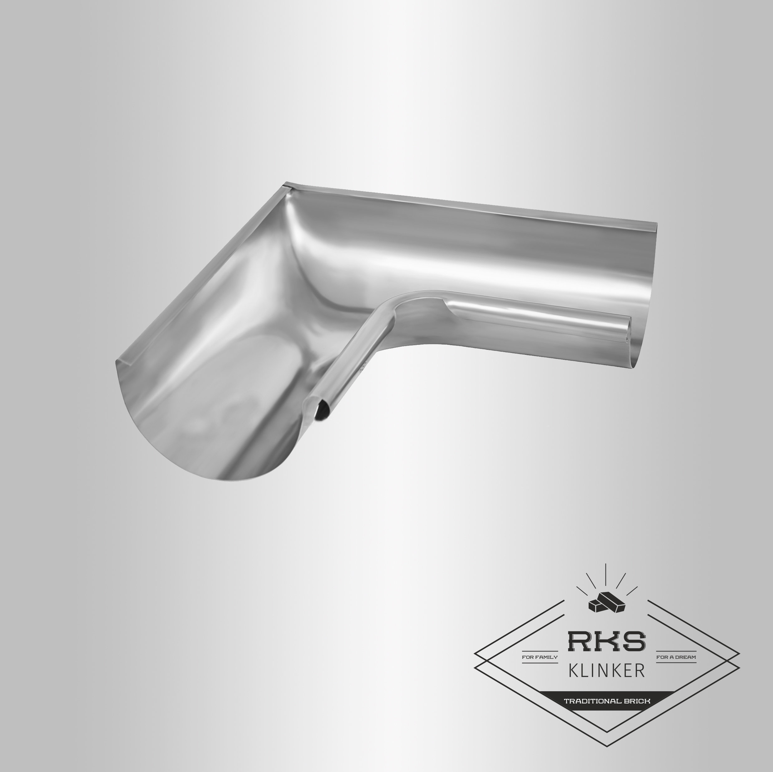 воронка выпускная d125/90 gs (впэд-03-8017-0. водосточный желоб технониколь. угол желоба внешний osno pe 125/90 ral 8017 шоколад металл. желоб 125 90. водосточная система оптима 125 90.