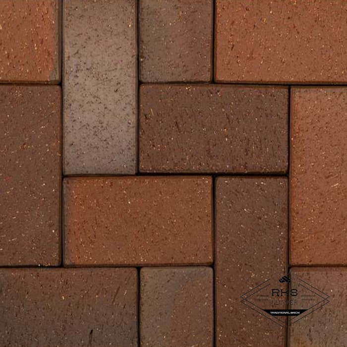 Тротуарный кирпич ABC-Klinkergruppe, Kiel-Heidebunt, 200х100х52 мм в Волгограде