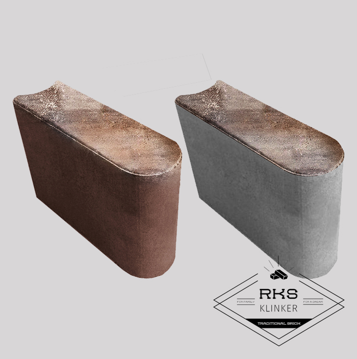 Бордюр Шарнирный SteinRus, БРШ 25.20.8R, Color Mix Берилл п/о в Волгограде