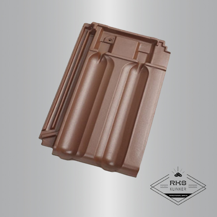 Керамическая черепица Koramic, Mondo 11, copper brown engobe в Волгограде