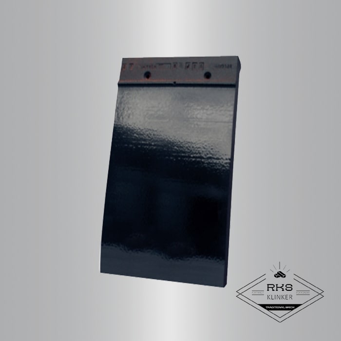Керамическая черепица Koramic, Plain Tile Smooth, Black Glazed в Волгограде