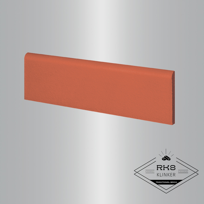 Клинкерный плинтус King Klinker, 01 Ruby red, 245х73х10 мм в Волгограде