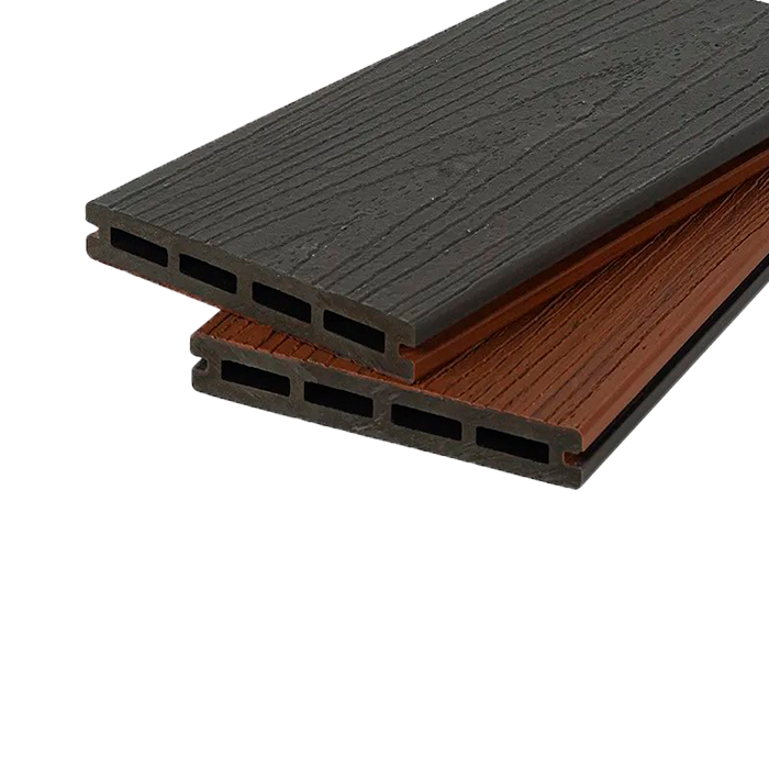 Террасная доска из ДПК Dual POLIVAN GROUP,Profi Co-Extrusion,Grey dark в Волгограде
