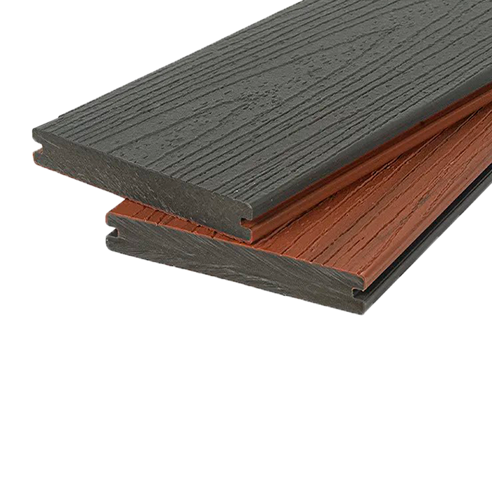 Террасная доска из ДПК Dual POLIVAN GROUP,Solid Co-Extrusion,Grey dark в Волгограде