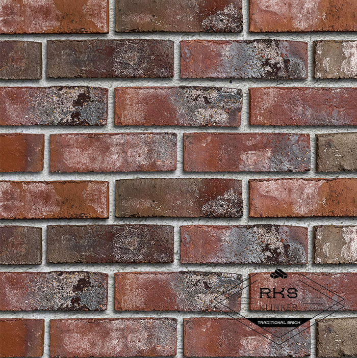 Кирпич ручной формовки Roben, WIESMOOR rotblau-bunt, 240х54х71 мм в Волгограде