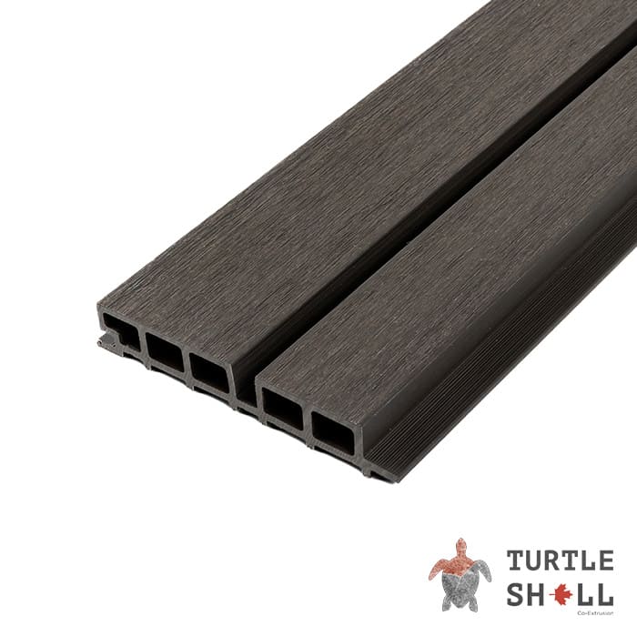 Реечная панель Double Lines, Faroese Smokewood, Co-Extrusion в Волгограде