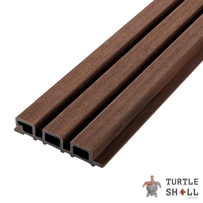 Реечная панель ДПК Middle Lines, Australian Palisander, Коэкструзия (FS 15) в Волгограде