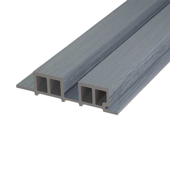 Фасадная панель реечная из ДПК Woodvex Lines, Light gray в Волгограде
