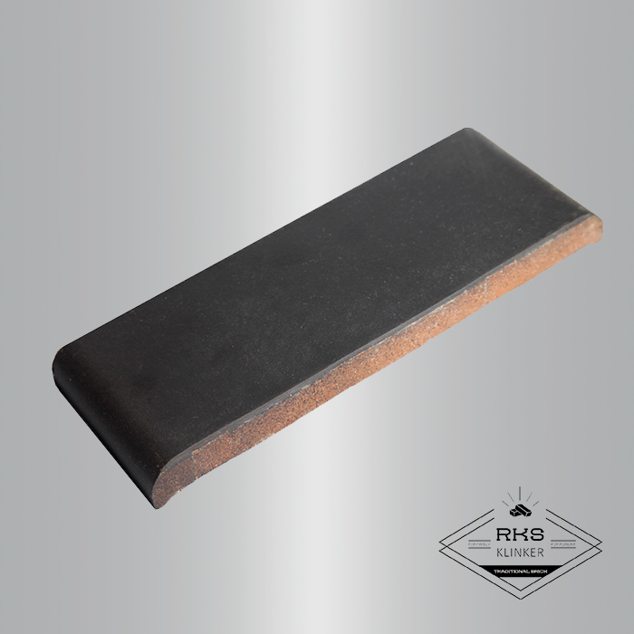 Парапетная плитка ZG Clinker, КР20 190x110x25 мм, Графит в Волгограде