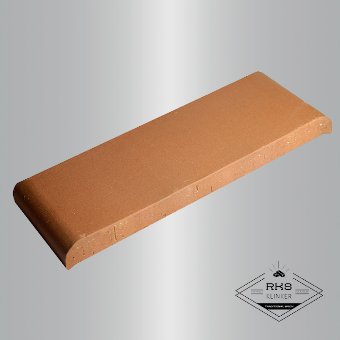 Парапетная плитка ZG Clinker, КР20 190x110x25 мм, Красная в Волгограде