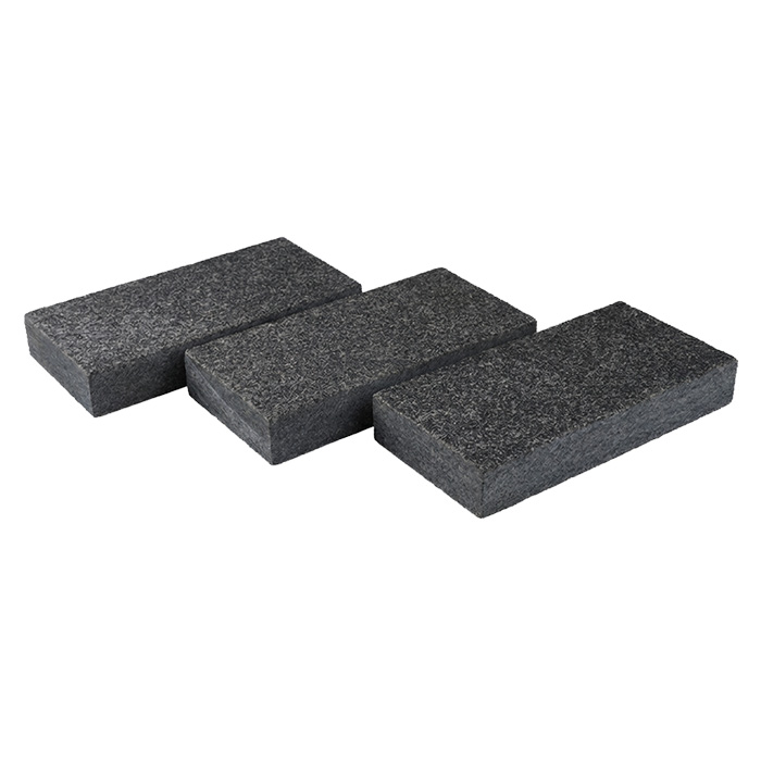 Гранитная брусчатка RKS SLATE Gabbro (Габбро) Пиленая, 200x100 мм в Волгограде