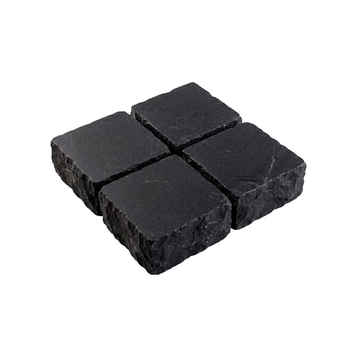 Брусчатка из известняка RKS Slate Belgian Black 100x100x30 мм в Волгограде