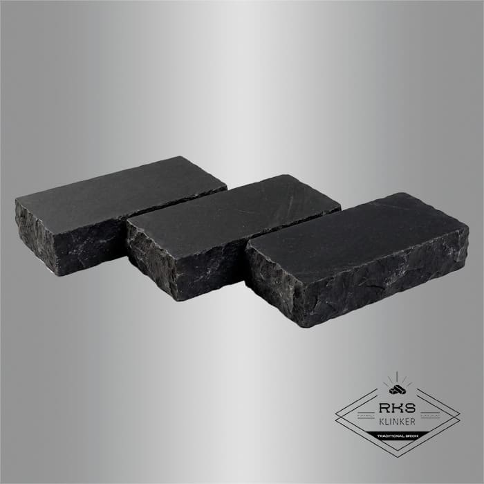 Брусчатка из известняка RKS Slate Belgian Black 200x100x40 мм в Волгограде