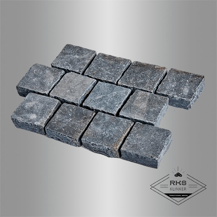 Брусчатка галтованная RKS Slate Belgian Black 200x100x40 мм в Волгограде